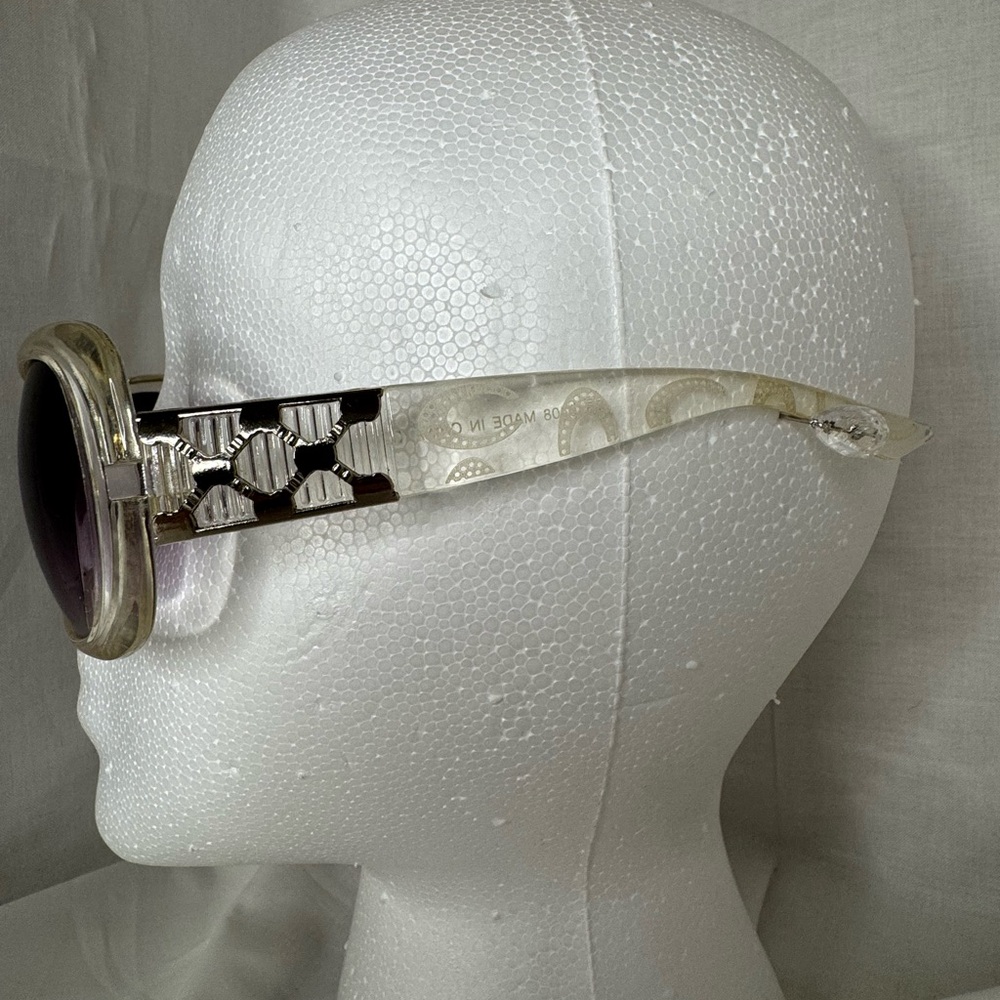 Coach clear Purple Gradient Sunglasses - Picture 3 of 7